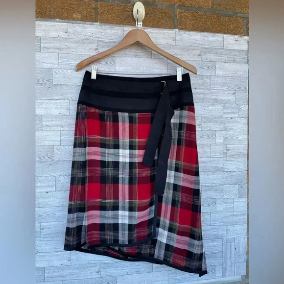 Public School Plaid Asymmetric Tartan preppy aesthetic skirt 6 - Picture 3 of 14